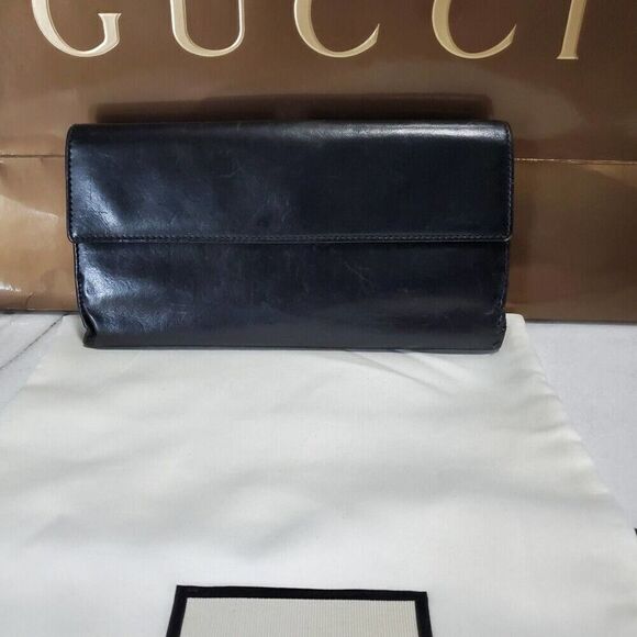 Gucci Black Leather Bifold Wallet. 03515022134. - Picture 2 of 8